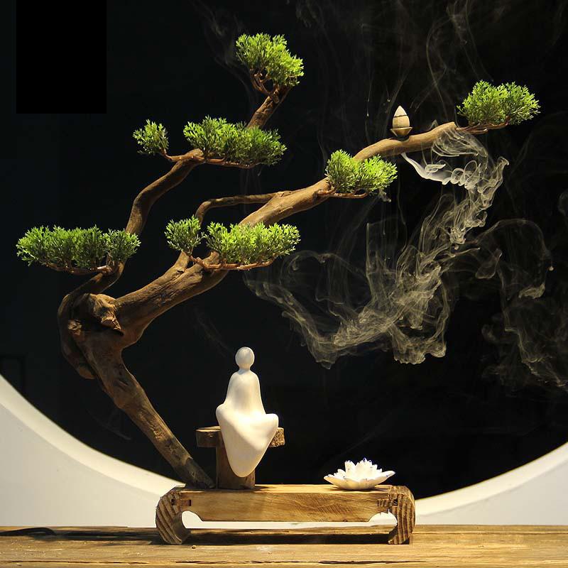 ERYK Zen Style Bonsai Aroma Diffuser Decoration