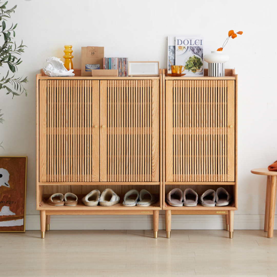 HANNA Solid Wood Shoe Cabinet Storage