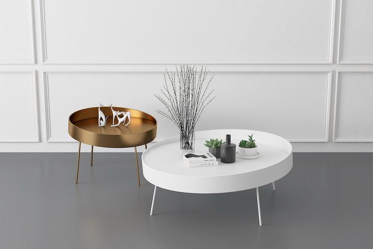 LEON Pop Art Saucer Side Table