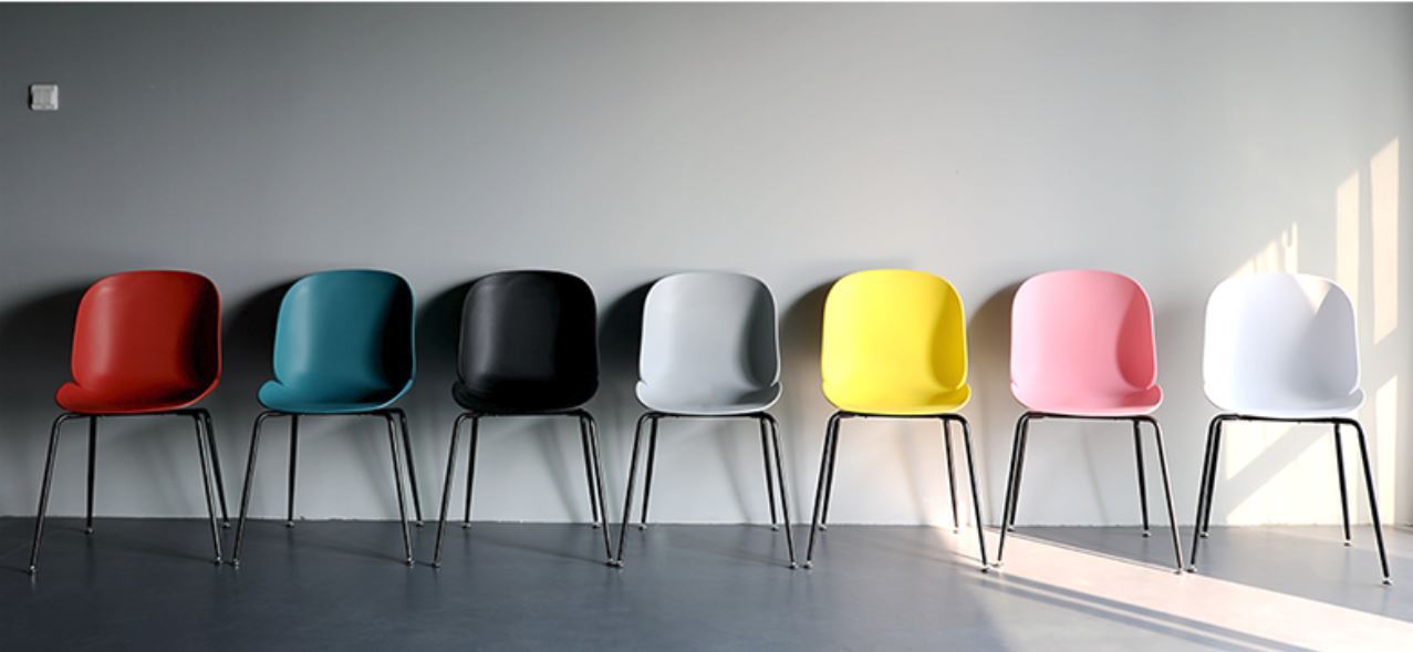 HARPER Minimalist Contemporary Modern Colourful Dining Cafe Chairs