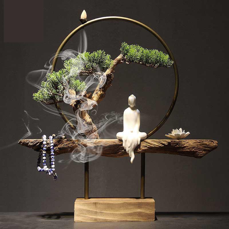 JAN Zen Meditative Bonsai Aroma Diffuser Decoration