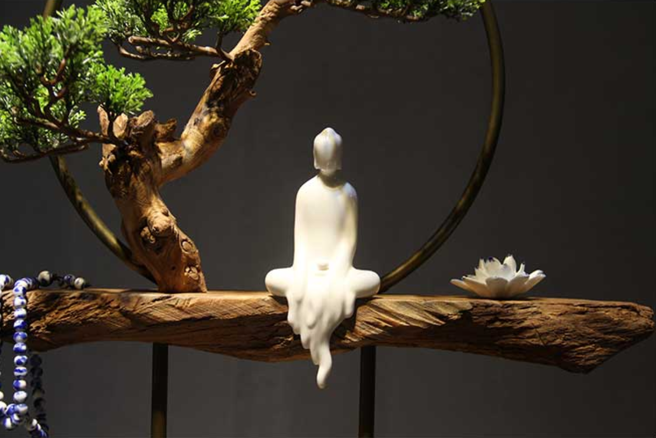 JAN Zen Meditative Bonsai Aroma Diffuser Decoration