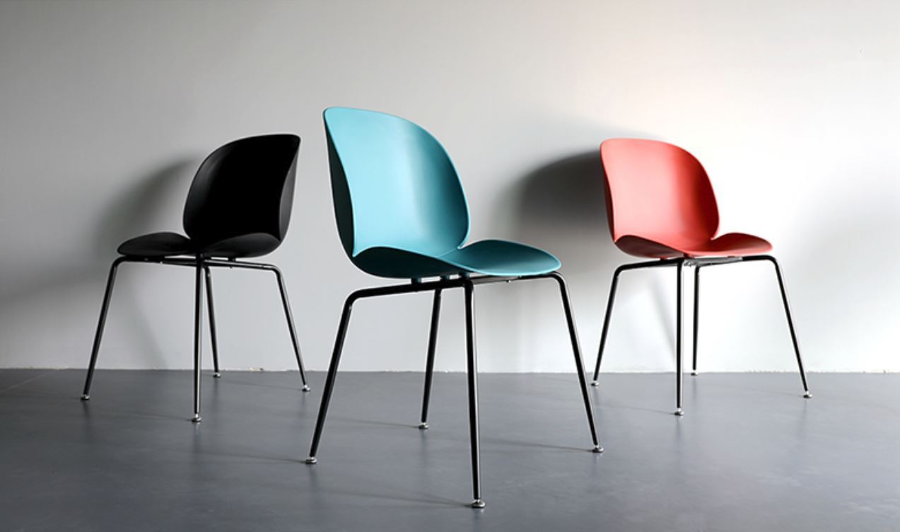 HARPER Minimalist Contemporary Modern Colourful Dining Cafe Chairs