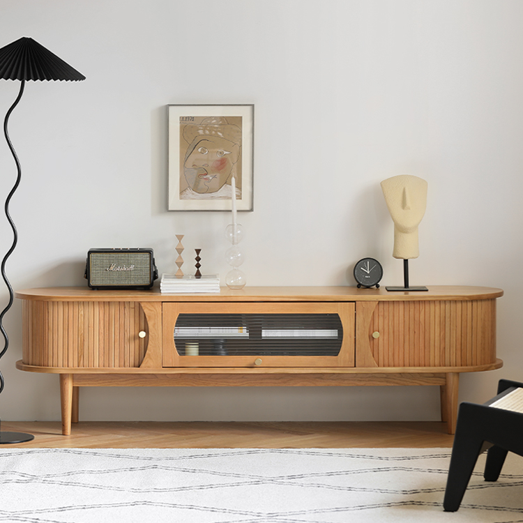 ROYALTY Solid Wood TV Console Stand downtownfurniture