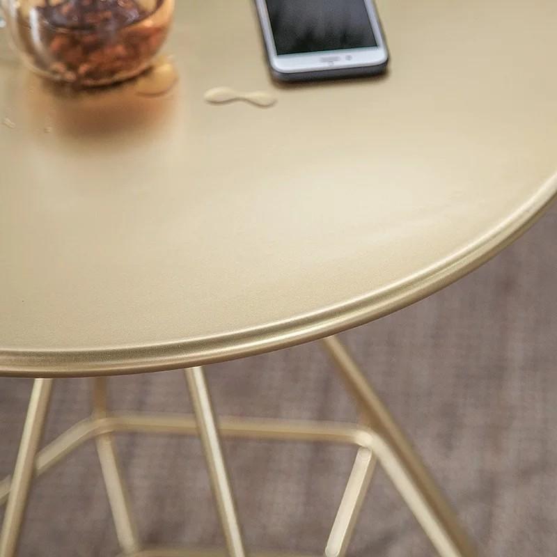 CLARE Minimalist Diamond Wireframe Side Table