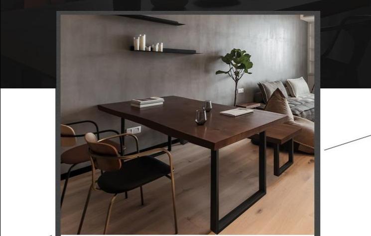 WAREHOUSE SALE ALAN Nordic Designer Solid Wood Dining Table Scandinavian ( Discount Price $550 to $949 )