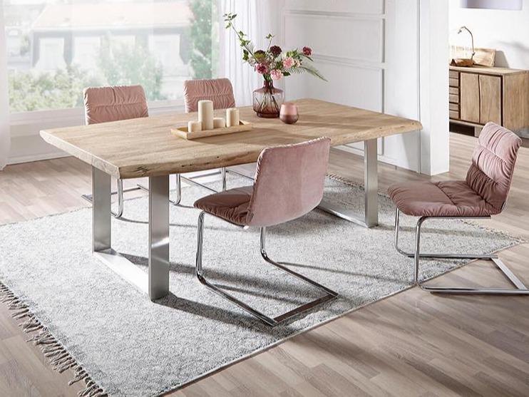 WAREHOUSE SALE AUSTIN Loft Design Modern Solid Wood Slab Dining Table