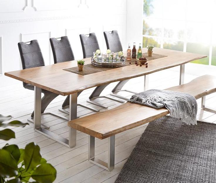 WAREHOUSE SALE AUSTIN Loft Design Modern Solid Wood Slab Dining Table