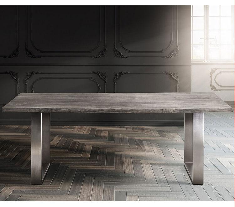 WAREHOUSE SALE AUSTIN Loft Design Modern Solid Wood Slab Dining Table