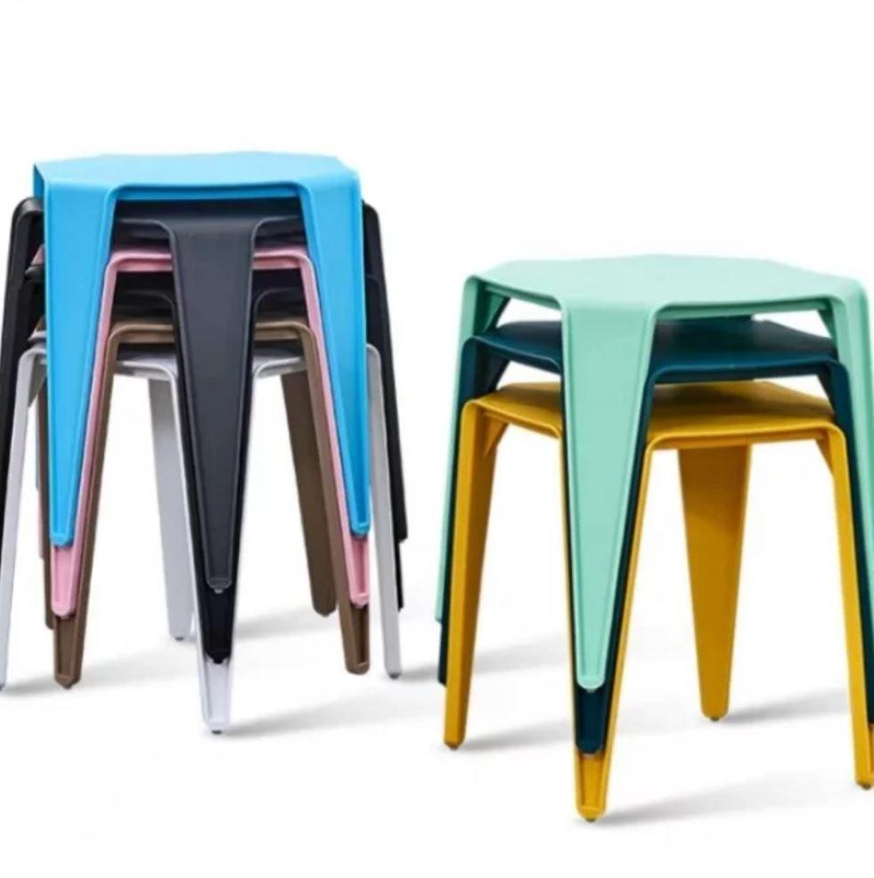 Esther Pop Art Stackable Stools Modern Simple