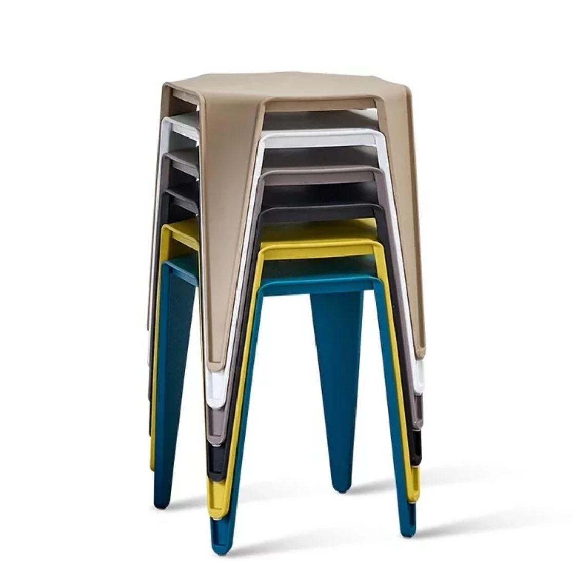 Esther Pop Art Stackable Stools Modern Simple