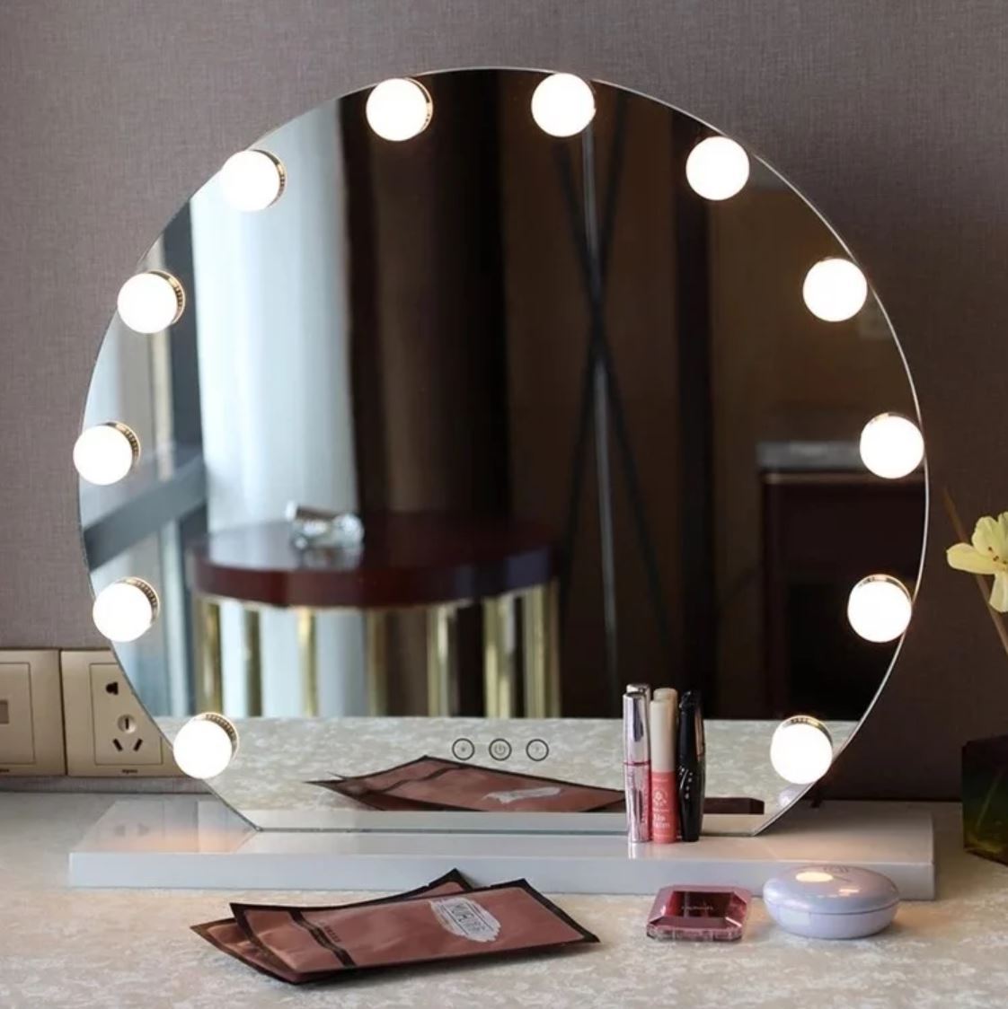 ELLIANA Spotlight Round LED Vanity Mirror