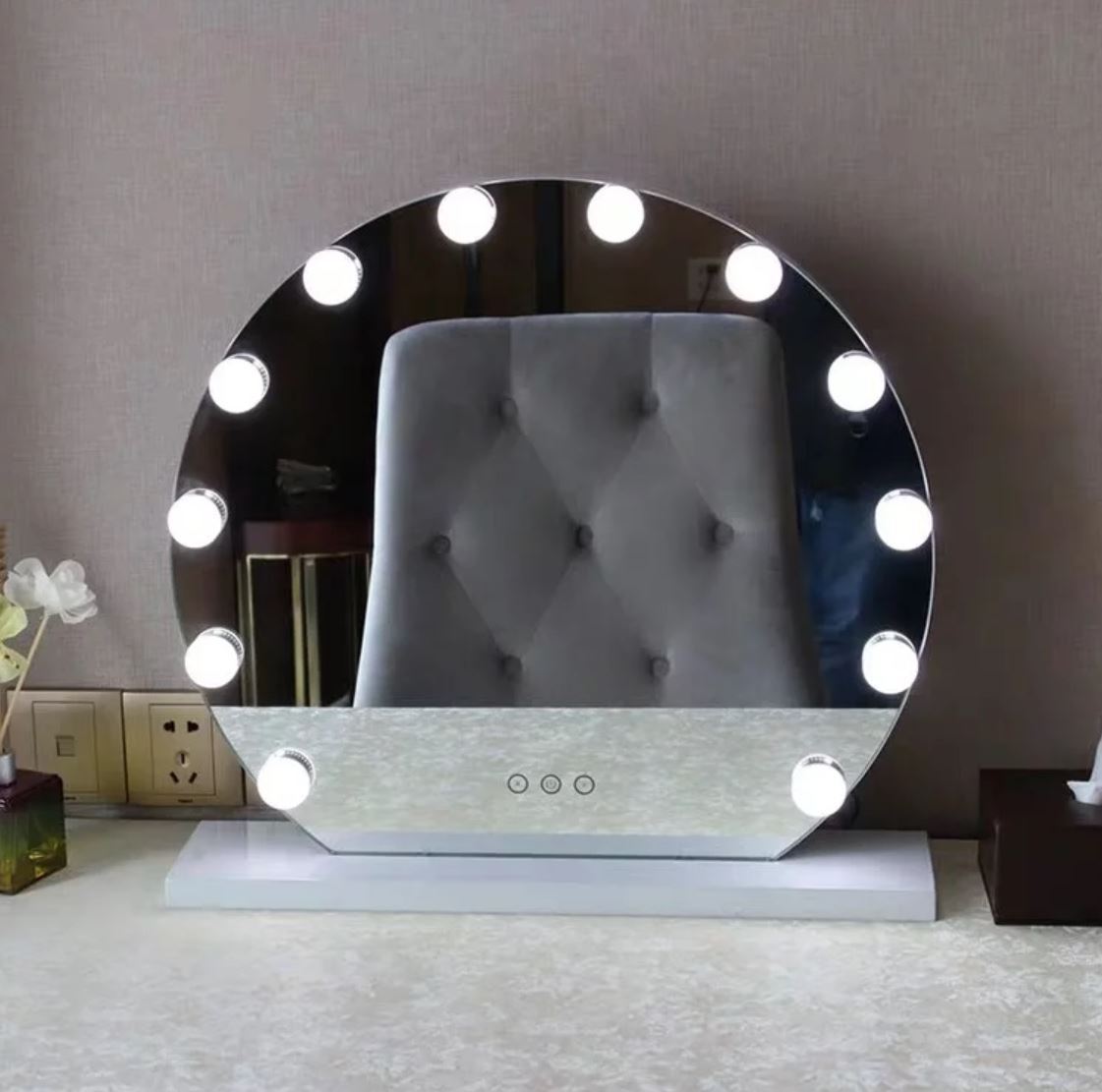 ELLIANA Spotlight Round LED Vanity Mirror