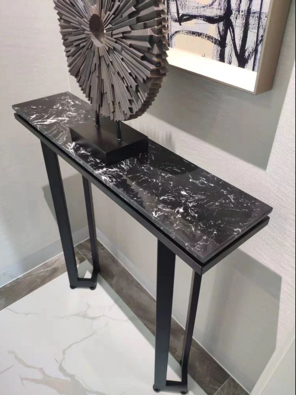 ALIYAH Modern Marble Hallway Console