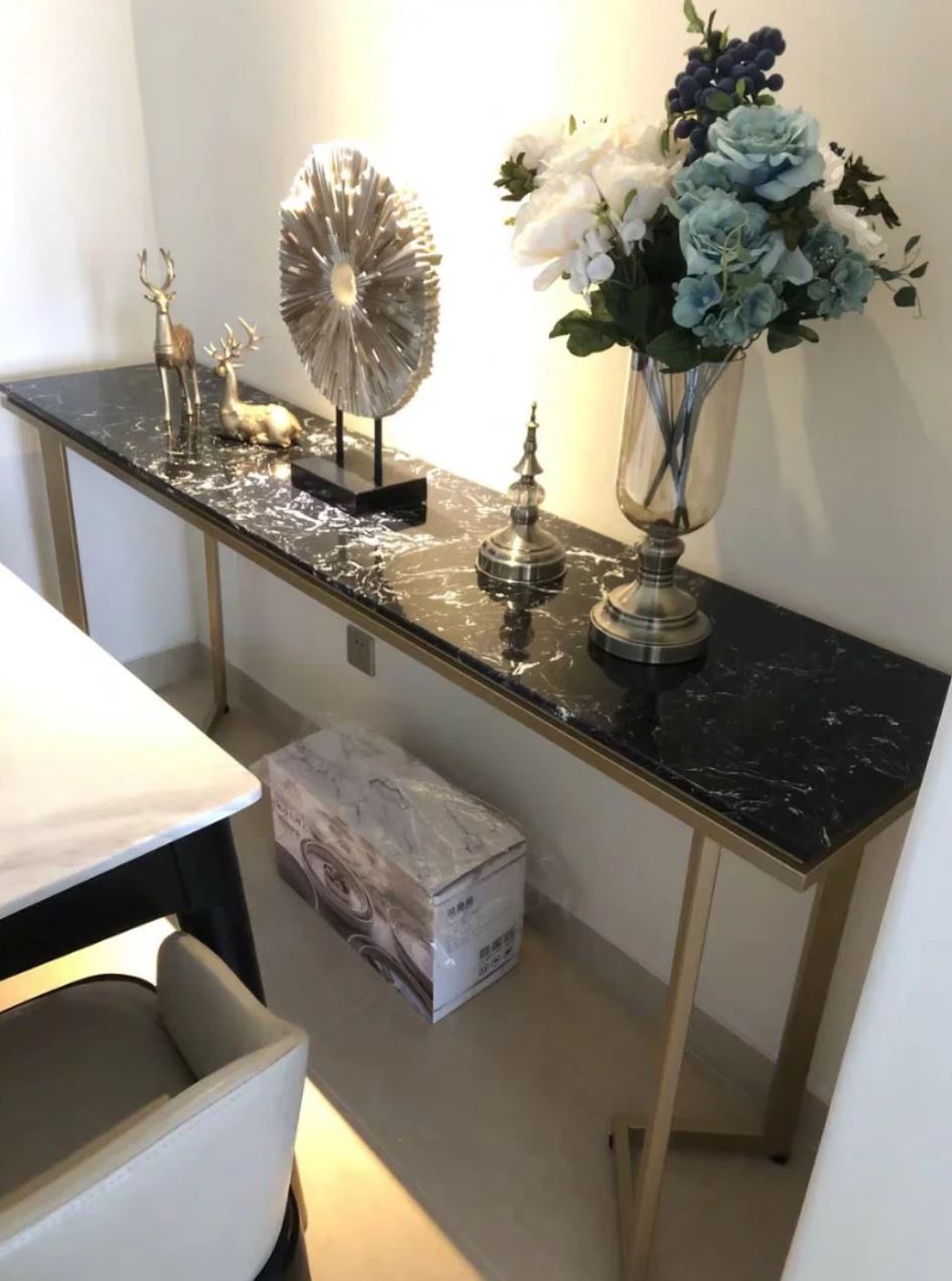 ALIYAH Modern Marble Hallway Console