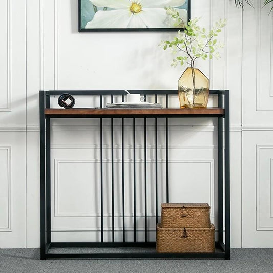 SYDNEY Rustic Solid Wood Hallway Console / Sofa Table