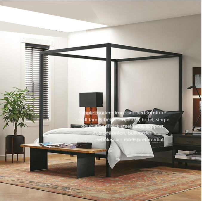 Emerson Nordic Canopy Poster Bedframe European Style