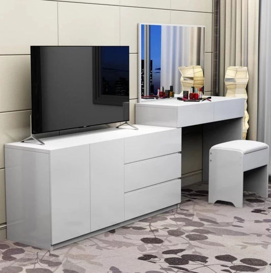 SAWYER Modern TV Console Vanity Cabinet