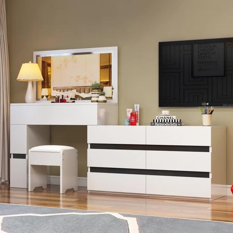 SAWYER Modern TV Console Vanity Cabinet