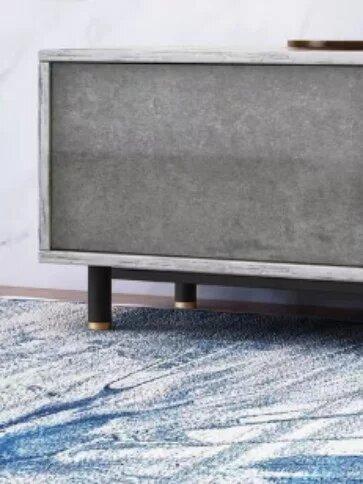 AURORA Industrial Cement Screed TV Console + Coffee Table