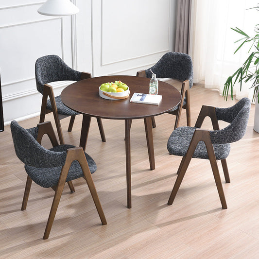 ESMERALDA Solid Wood Round Dining Table