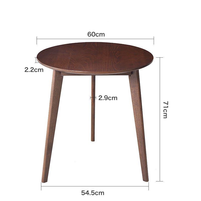 IVANNA Round Dining Table Solid Wood