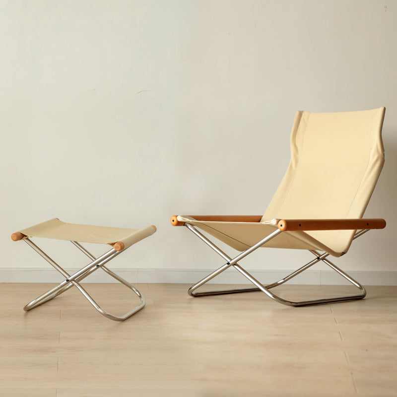 HAISLEY Canva Folding Lounger Chair