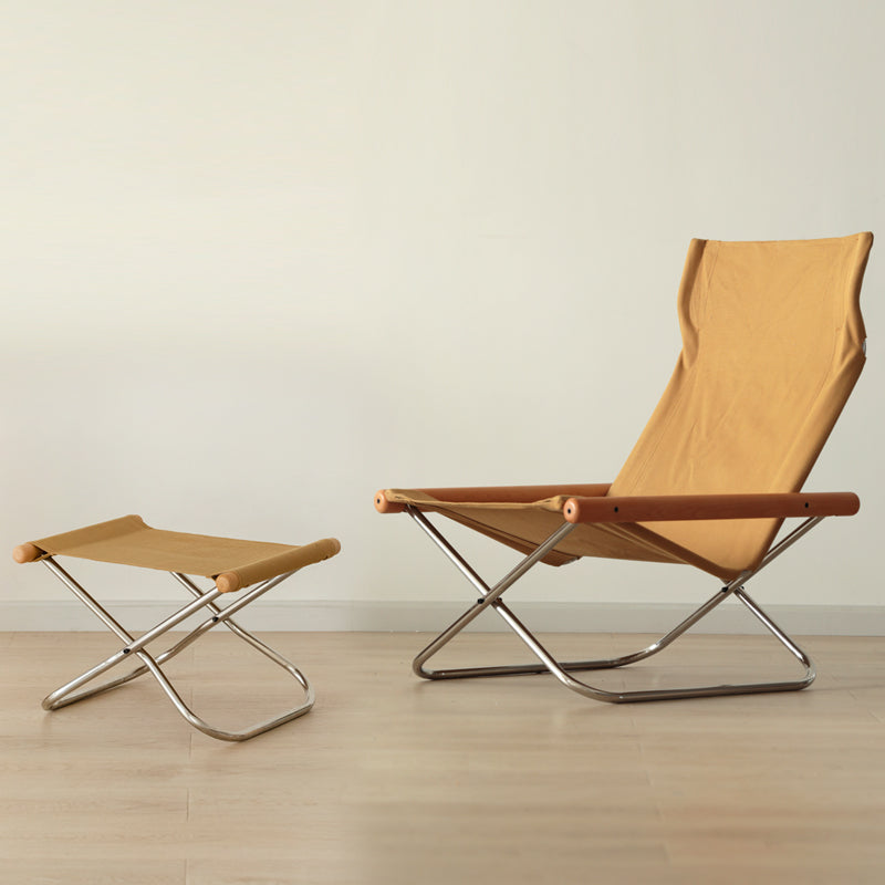 HAISLEY Canva Folding Lounger Chair