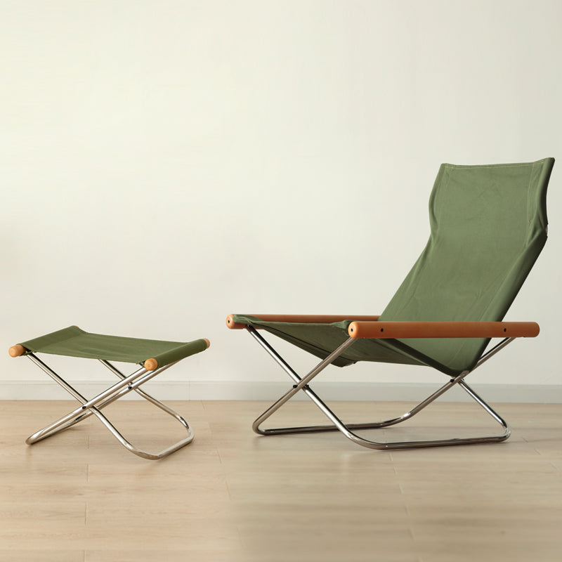 HAISLEY Canva Folding Lounger Chair