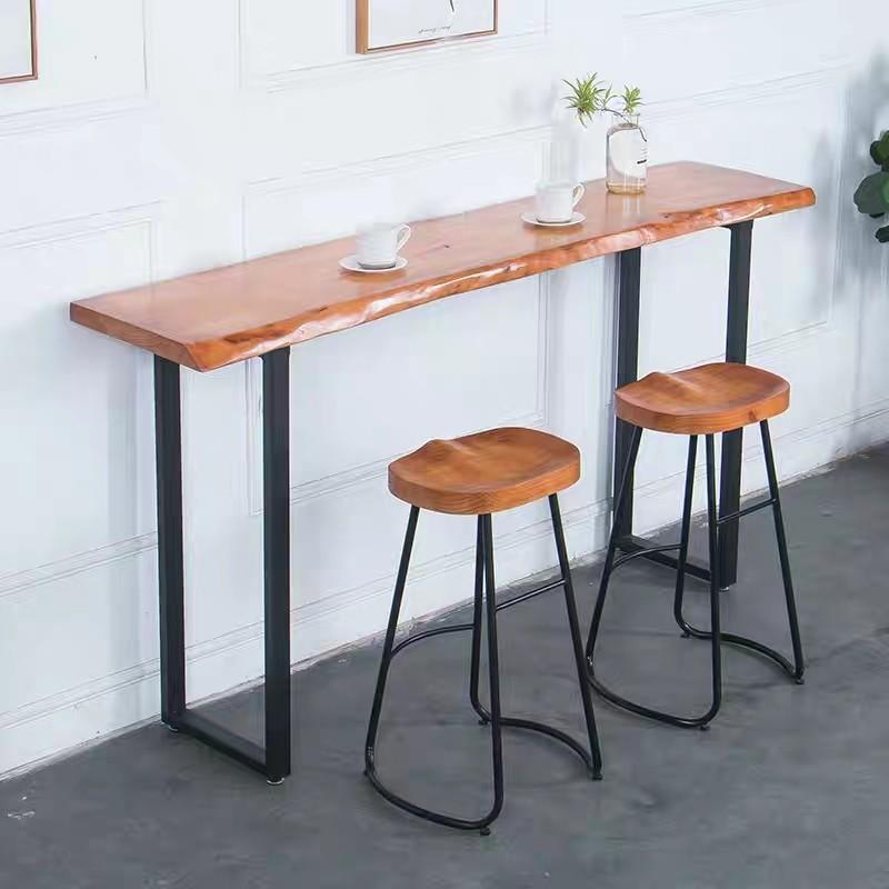 ISABELLA  Rustic Industrial Wooden Bar Table or Stool
