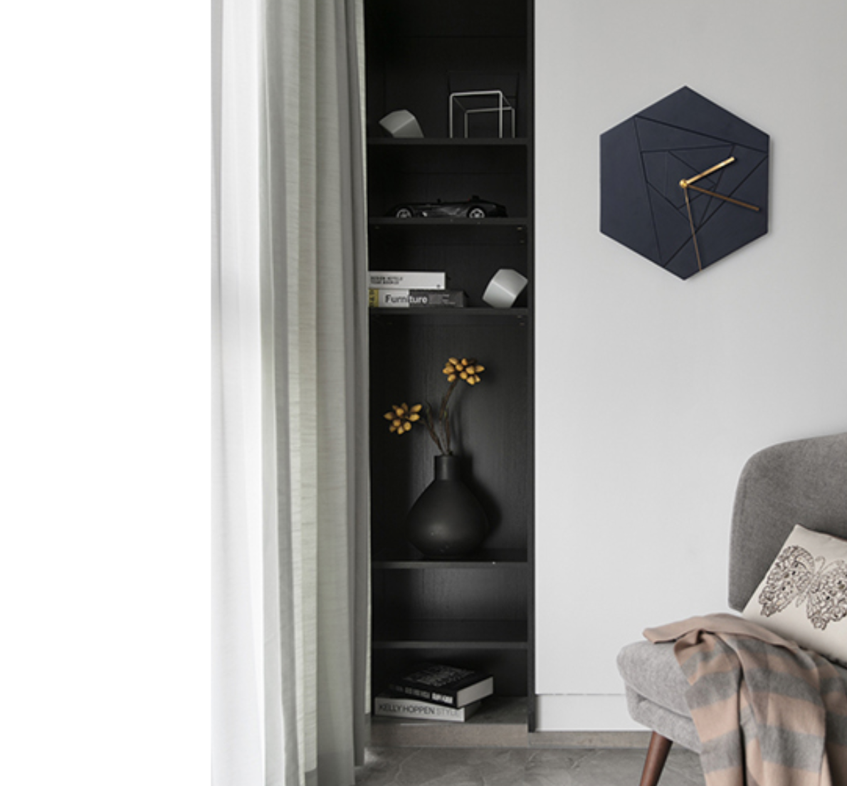 ALBAN Geometric Colour Style Pop Wall Clock