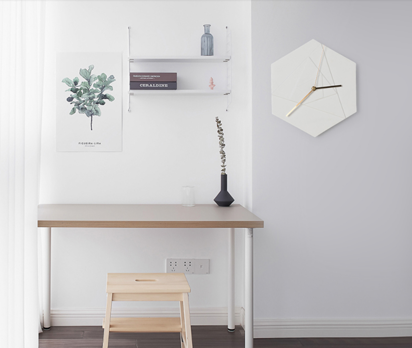 ALBAN Geometric Colour Style Pop Wall Clock