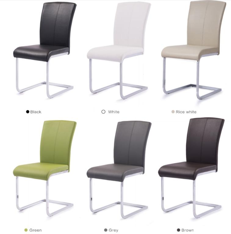 AMELIA Contemporary S Shape Dining Chair