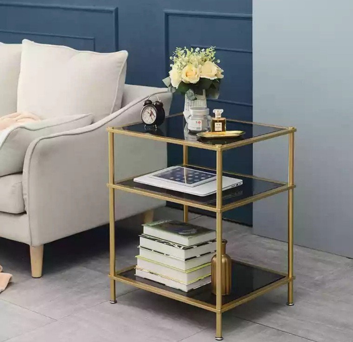 ARYA Classic Tempered Glass Side Table