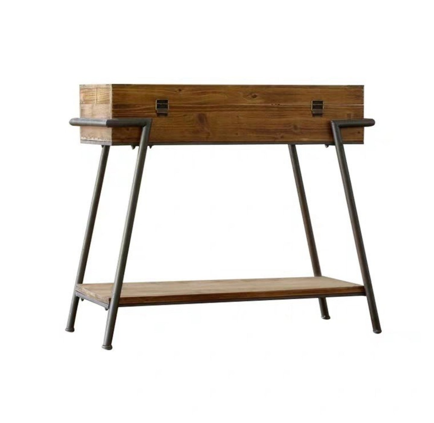 AMY Rustic Reclaimed Wood Hallway Console Sofa Table