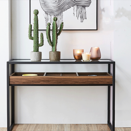 OPHELLIA Wood Console Table Sofa