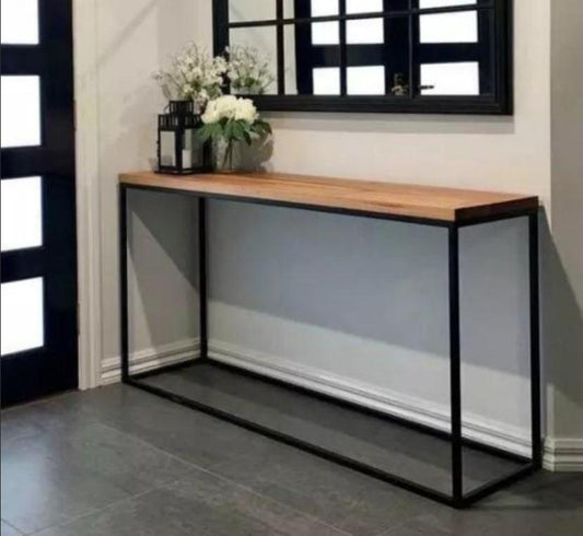 RUTH Ultra Slim Solid Wood Hallway Console