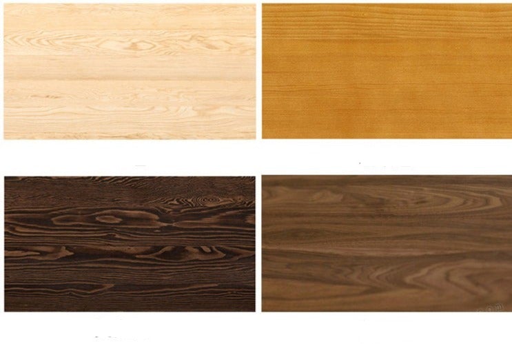 WAREHOUSE SALE AUBREY Modern Industrial Solid Wood Dining Table ( 4 Color Selection )