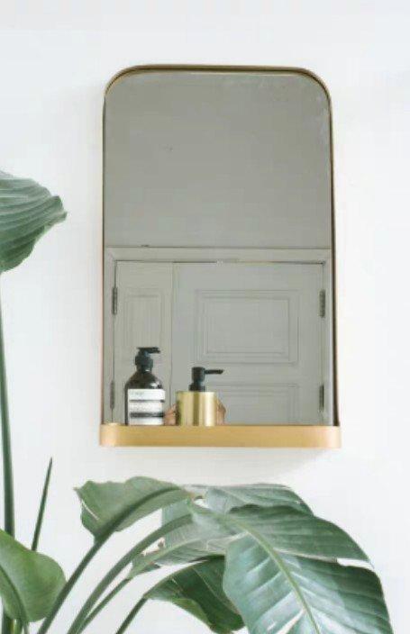 ELIANA Classic Gold Wall Mirror