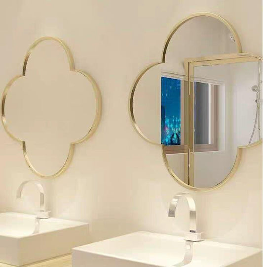 ADRIANA Four Leaf Clover Wall Mirror