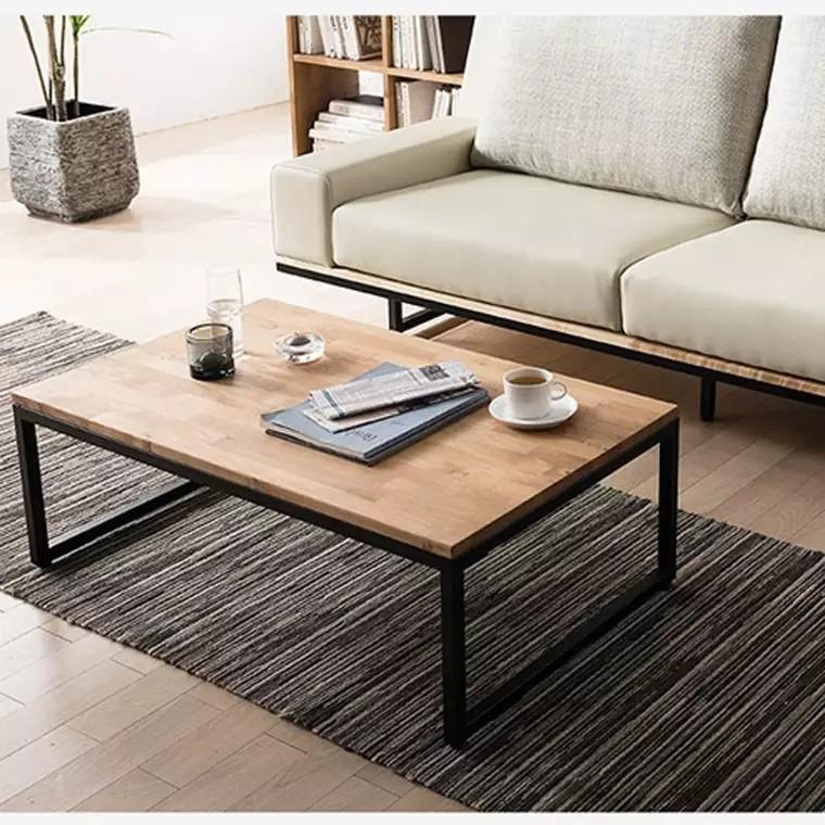 REBECCA Solid Wood Nesting Coffee Tables Center Piece