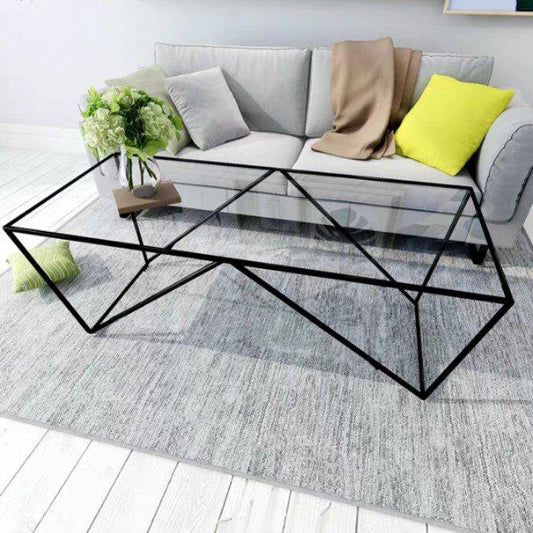 KINSLEYMinimalist Glass Coffee Table