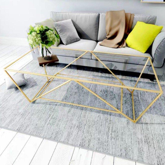 KINSLEYMinimalist Glass Coffee Table