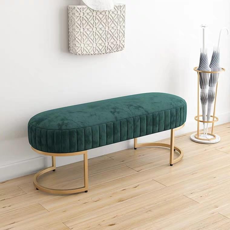 ASHLEY Luxury Velvet Ottoman Bench