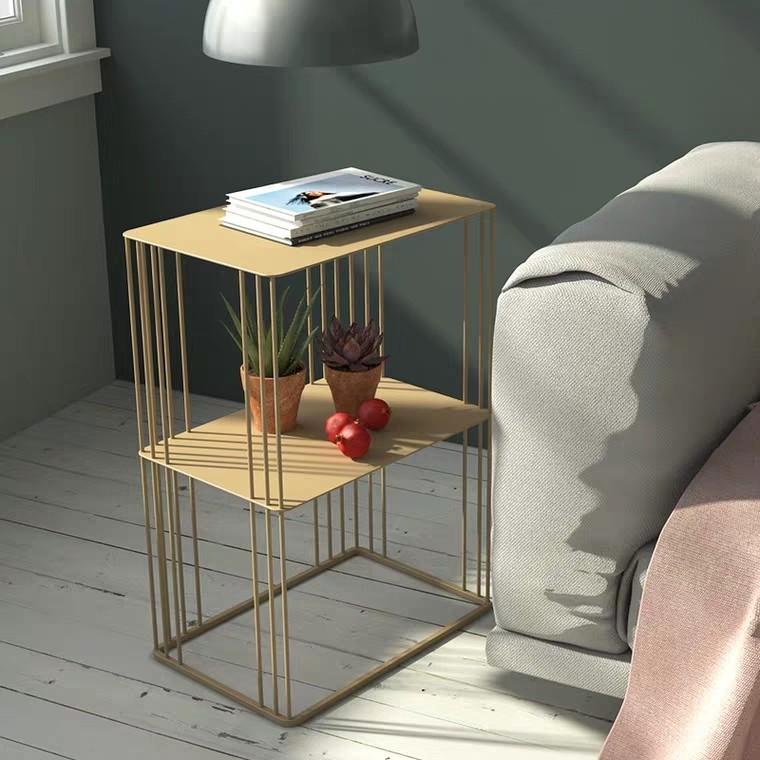 GIANNA Minimalist Wireframe Side Table