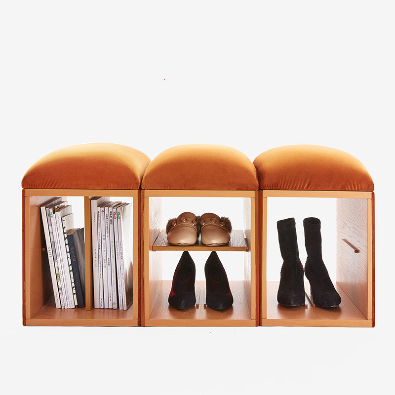 MAKENNA Modern Cubbie Shoe Rack