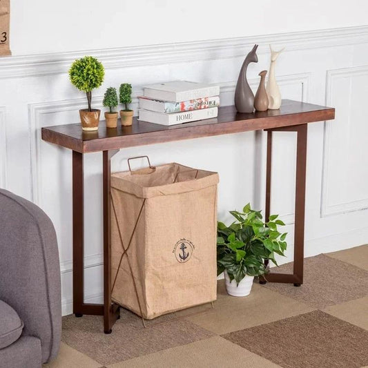 ALEXIS Rustic Solid Wood Hallway Console