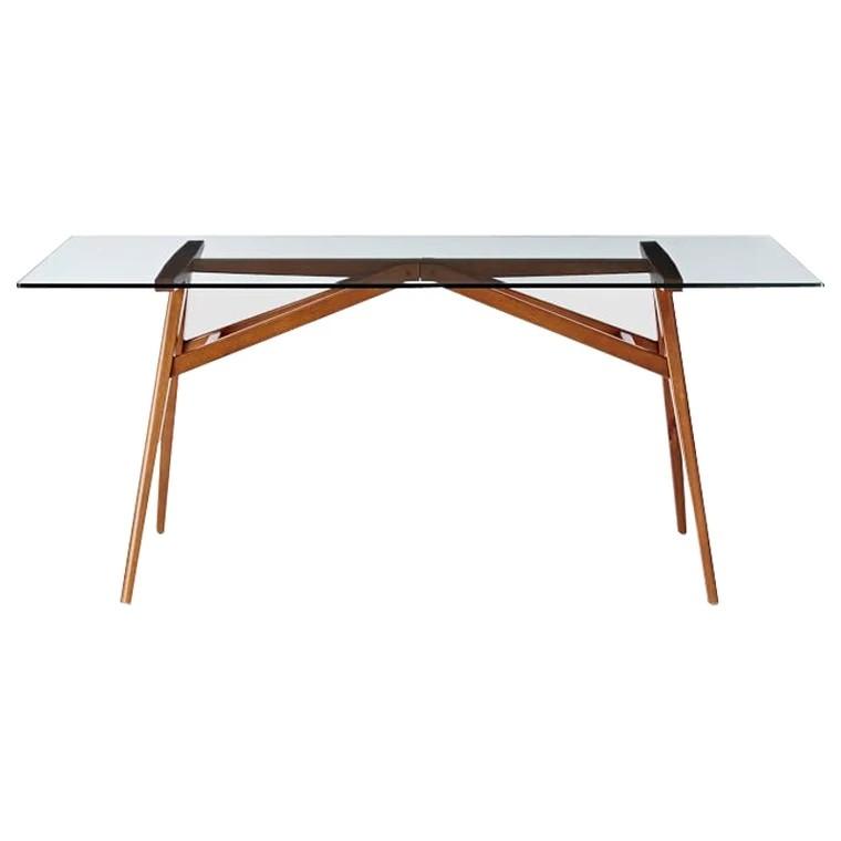 ELISE Mixed Element Solid Wood Dining Table