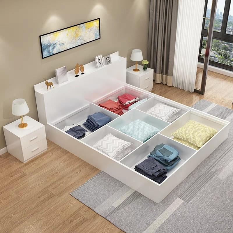 LAILA Minimalist Japanese Platform Storage Bed Frame