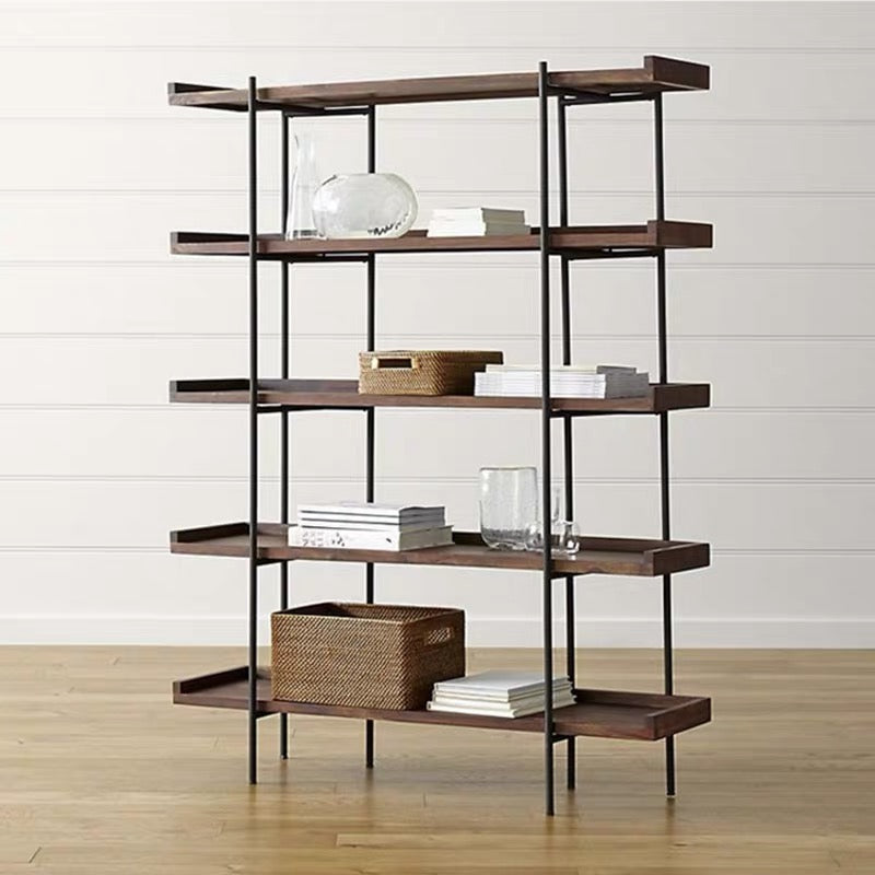 GEMMA Industrial Solid Wood Display Shelf